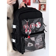 Daily Female Backpack Ita Bag Large Capacity Double Shoulder Bag Transparent Bagpack College Student