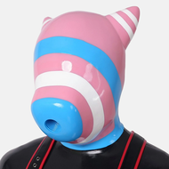 NEW Furrjoi Limited Time Supply Silicone Furry Rainbow IDo Drone Mask for Cosplay Costumes Pride Jun