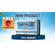 HA PLUS (NEW BOX) VITA ENERGY BOOSTER SAKIT SARAF LUTUT URAT GOUT PINGGANG VNERV VITAMIN / SIHAT SEL