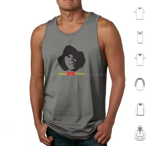 Johnny " Guitar " Watson Tank Tops Vest Sleeveless Johnny Guitar Watson Guitar Funk Soul R B Music D