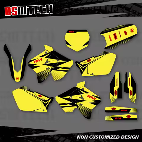 DSMTECH For SUZUKI RM125 RM250 RM 125 RM 250 2001 2002 2003 2004 2005 2006 2007-2012 Graphics Decals