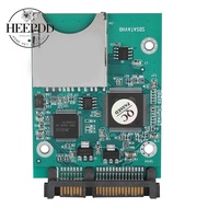 HEEPDD Memory Card Adapters  22MB/s Fast Transmission SD / SDHC SDXC for MMC to 2.5in 7+15P SATA Con