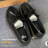 [READY STOCKS GENUINE] DR MARTENS ORIGINAL LOAFER AIR WAIR TASSEL ADRIAN SLIP ONS SANDAL BLACK SMOOT
