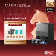 【GRAND LAUNCH】Dreame Aqua 10 Pro Track Robot Vacuum | FIRST Track-Type Roller Mop Robot | 45 Degree 