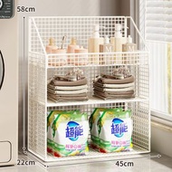 全城熱賣 - 衛生間置物架 浴室落地多層洗衣液收納架 廁所洗衣機夾縫收納架