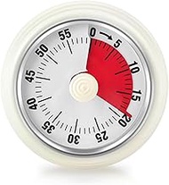 Visual Timer, 60-Minute Countdown Timer, Kitchen Timer with Magnetic Base, Mechanical Clockwork No B