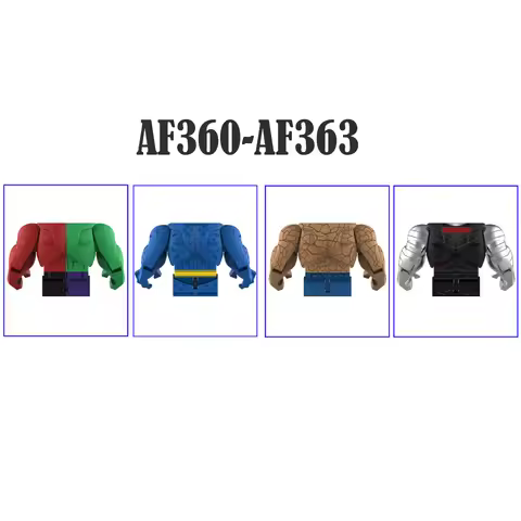 Block Set DIY Mini Figurines & Small Sculptures Kids Teens Toys Christmas Gift AF360 AF361 AF362 AF3