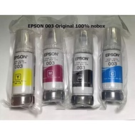 100% Original Epson 003 Original Refill Ink Bottle  Black Cyan /Magenta /Yellow For Printer Epson L3