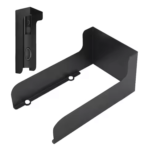 Doorbell Rain Cover Ring Doorbell Anti-Glare Cover Steel Doorbell Weather-Blocking Cover Protection 