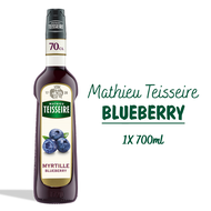 Mathieu Teisseire Blueberry Syrup 700ml | Mathieu Teisseire น้ำเชื่อมกลิ่นบลูเบอร์รี่ 700มล.