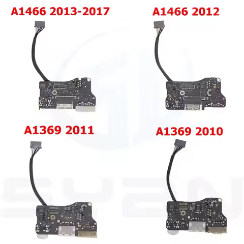Original Charging Port USB Audio I/O Board For Macbook Air 13" A1369 A1466 Power DC Jack 2010 2011 2