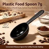 Plastic Food Spoon Sudu Makan Plastik, Convenient 7g Coffee Measuring Scoop Baking Powder Scoop Drin
