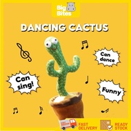 Dancing Cactus Plush Toy Talk Kaktus Bercakap Dancing toy viral song plush Dancing Cactus