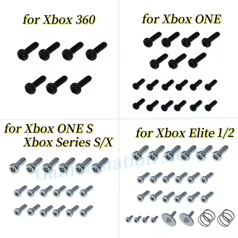 1/2/5/10/50 Set Screws For Xbox 360/ONE/ONE S For XBOX Series S X Elite 1/2 Controller Gamepad T6 T8