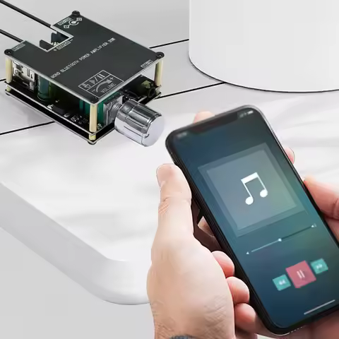 ZK-301B Mono 30W Audio Amplifier Module DC9-24V Bluetooth-Compatible 5.3 Audio Amplifier Board Mono 