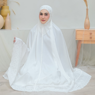 Nelula - Mukena Siti Khadijah Dewasa Jumbo Premium Katun Rayon Renda Bordir Original Terbaru