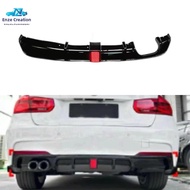 BONINGYU | Rear Lip Diffuser With Vertical Lights For BMW 3 Series F30 2017-2019