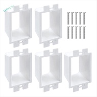 5PCS -2 Electrical Outlet Box Extenders with 10PCS Screws, Single Gang Box Extender Outlet Box Exten