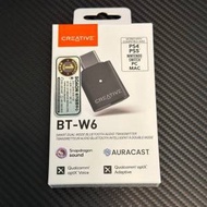 Creative BT-W6 Wireless Audio Transmitter 高通智能藍牙 5.4 音訊發射器 行貨 有...