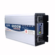 CJ inverter 6000W 12v/24V/48v อินเวอร์เตอร์เพียวซายเวฟ100% ตัวแปลงไฟ Dc to Ac  ตัวแปลงไฟรถ สินค้าพร้อมส่งจากไทย