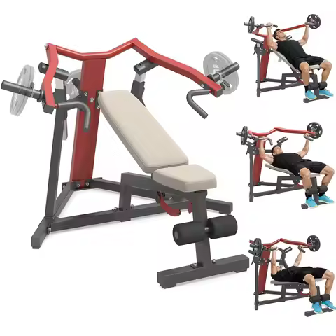 3-in-1 Adjustable Chest Press Machine, Weight Bench Press Workout Machine for Home Gym, Incline Decl