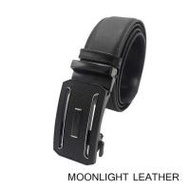 MOONLIGHT เข็มขัดหนังวัวแท้ MOONLIGHT สำหรับผู้ชาย แบบ Auto Locking Exclusive-3 (497184-418233010)