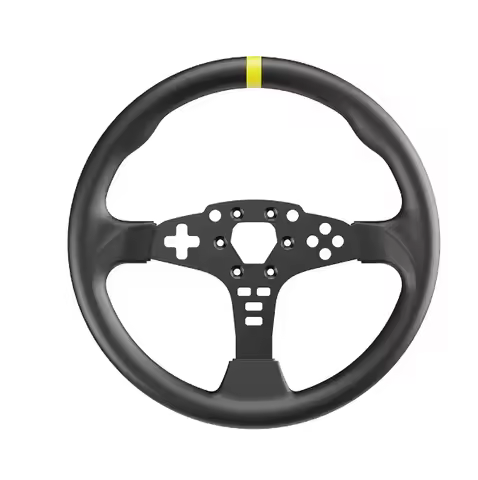 ----MOZA Racing 12-inch Round Wheel Mod for ES Wheel Aluminum alloy frame strong and durable plate w