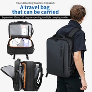 40L travel backpack men Waterproof expandable business backpack cabin fits 16 inch laptop