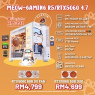 DOTATECH MEOW-GAMING R5/RTX5060 4.7 - CUSTOM PC GAMING PACKAGE R5 7500F + GPU Option(s)