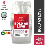 Jewel Coffee Bold As Love - Coffee Beans 1kg (Halal Certified)