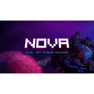 Nova stream Overlay / Screen Theme / Widget Theme (STREAMLABS OBS / OBS Studio)