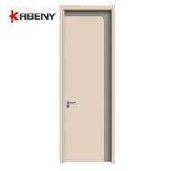 Hiasan Rumah Pintu Kristal Karbon Komposit Pintu Kayu Tanpa Cat Bilik Pintu Eco Apartmen Hotel Bilik