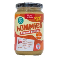 Hommies Peanut Butter 100% Natural (No sugar No salt) or (Less sugar & Salt Available)