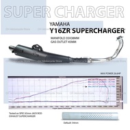 CJ IPOH Y16ZR Exhaust Supercharger 35x38mm 35mm 38mm 53mm Super Charger Standard Cutting Racing Ekzo