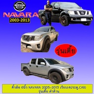 โป่งล้อ คิ้วล้อ 6นิ้ว นิสสันนาวาร่า Navara 2005-2011 เรียบ รุ่นเตี้ย ดำด้าน (4ประตูCAB)**ระบุในแชท