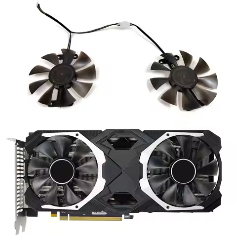 DIY 85MM ENVIDA AMD RX 580 8GB Cooling Fan For ENVIDA AMD RX 580 Graphics Card Fan Replacement