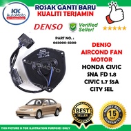 Honda Civic SNA FD 1.8 Civic 1.7 S5A City SEL - Denso Aircond Fan Motor Kipas Air Conditioner - 0650