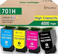 Compatible Toner Cartridge Replacement for Lexmark 701H CS310dn CS410dn CS310n CS310 CS510de CS410n