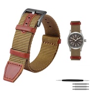 ☍❇ สายนาฬิกาไนลอนสำหรับ HAMILTON Khaki field H69439931 H69439411 Seiko T-imex สายรัดข้อมือแบรนด์สายน