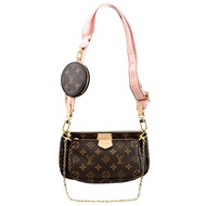 Louis Vuitton LV M44840 Multi Pochette Accessoires 三合一麻將包.淺粉