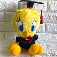 TW110 翠兒畢業公仔 翠兒毛公仔 翠兒公仔 looneytunes tweety tweetybird 翠兒雀呀寶翠兒 呀寶 翠兒 翠兒鳥 華納 looneytune 華納翠弟 樂一通 亞寶翠兒 