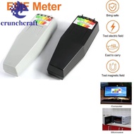 CRUNCHCRAFT​ Electromagnetic Field Radiation Tester, High Precision 5 LED EMF Gauss Meter, Portable 