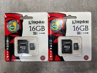 【全新行貨 門市現貨】Kingston Class 10 microSDHC 記憶卡 with SD Adapter 16GB (SDC10/16GB)