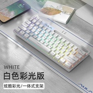 AULA Tarantula F3061 Mini Mechanical Feel Keyboard 61-Key Wired RGB Desktop Notebook Office Universa