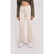 OCWA WIDE LEG HAILEY BEIGE JEANS