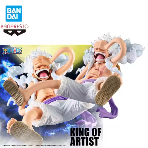 In stock Bandai One Piece KING OF ARTIST Gear 5 Monkey D Luffy BANPRESTO Ornaments gift