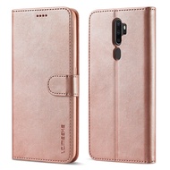 XICCI For OPPO A9 2020/A5 2020/A11X Retro Wallet Case Luxury Credit Card Stand Magnetic Leather Flip