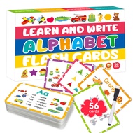 Letter Card 2-4 Years Old Children Early Education Flash Card Learning Number Shape Animal ABC Engli