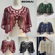 MIONUU Flapper Shawl Fashion 1920s Wedding Sequin Deco