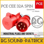 PCE CEE 32A 5PIN PLUGS & CONNECTOR